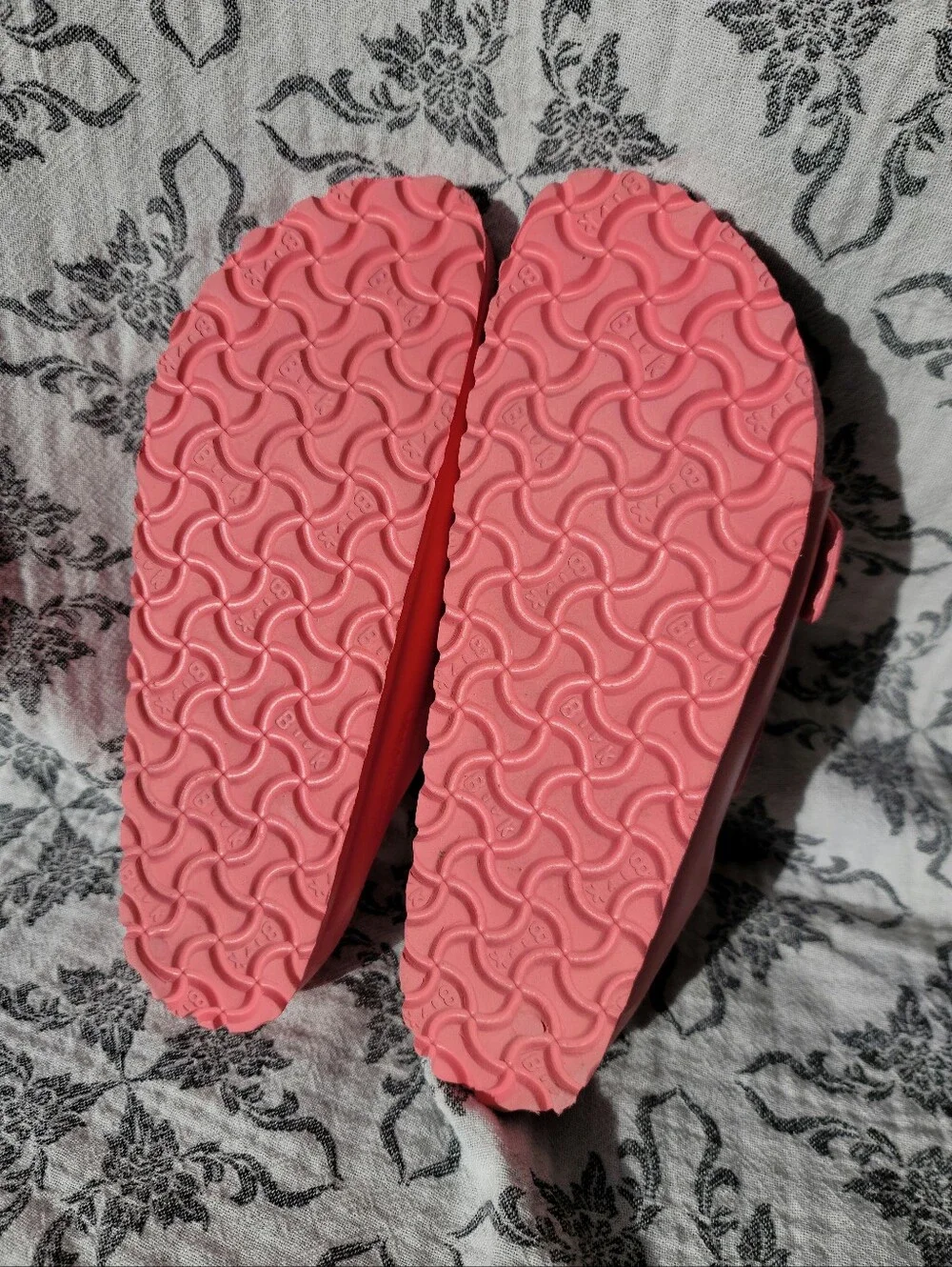 Birkenstock Women's Pink EVA Two-Strap Slide Sandals (size 39)
